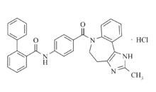 鹽酸考尼伐坦結構式