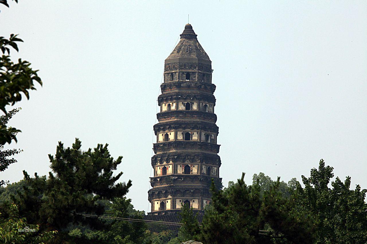 虎丘雲岩寺塔高清大圖