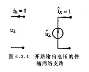 圖3開路輸出電壓的伴隨網路支路