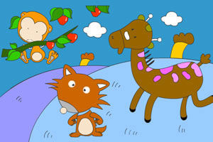 為動物上色 為動物上色