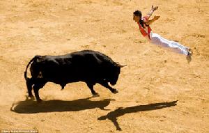 現代西班牙“飛牛”表演