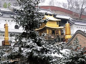 雪中佛寺