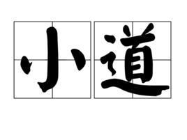 小道[漢語詞語]