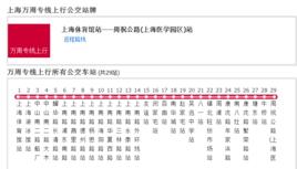 上海公交萬周專線