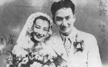 嚴華、周璇結婚照