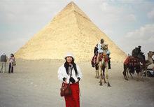 趙凝在埃及旅行