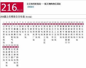 唐山公交216路