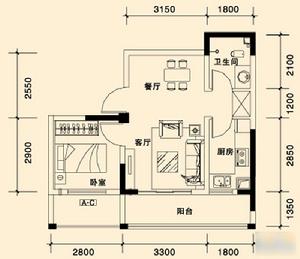 芸峰天梭派——戶型圖