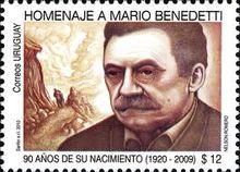 馬里奧·貝內德蒂紀念郵票