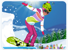 極限滑雪女生
