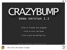 CrazyBump1.1啟動界面