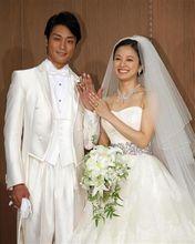 中越典子&amp;永井大 結婚照