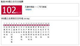 陽泉公交102路