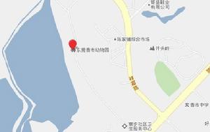 東莞香市動物園地圖