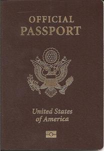 美國生物識別護照（公務）封面