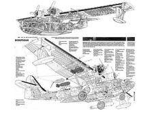 PBY水上飛機結構剖視圖