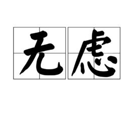 無慮[漢語辭彙]