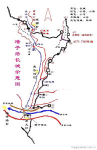 牆子路長城地圖