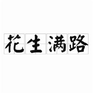 花生滿路[漢語詞語]