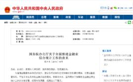 國務院辦公廳關於全面推進金融業綜合統計工作的意見