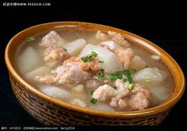 蘿蔔酥肉湯