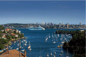 悉尼這個海港區的許多高端房產都被中國人買下