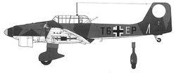 1940 年春的 6./St.G2 的 Ju 87B-1