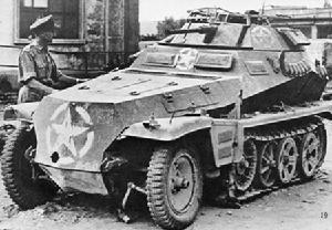 德國SD.KFZ.250半履帶裝甲車