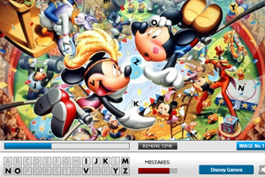 迪士尼明星找字母