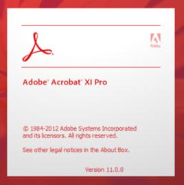 Adobe Acrobat XI Pro