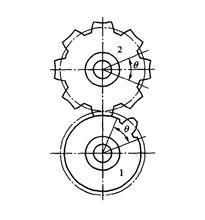 圖6 不完全齒輪機構