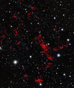 新發現的巨大星系團