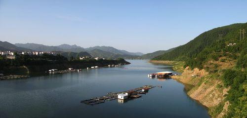 白龍江青川縣沙州鎮（寶珠寺水庫庫區）