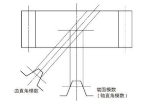 法向模數