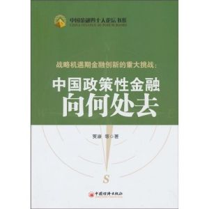 《戰略機遇期金融創新的重大挑戰：中國政策性金融向何處去》