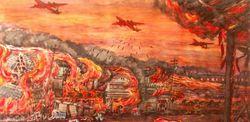 反映“東京大轟炸”的繪畫作品