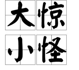 大驚小怪[漢語成語]