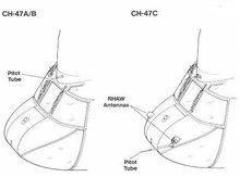 CH-47C的空速管