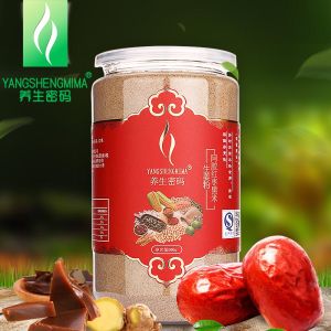 阿膠紅棗黑米生薑粉