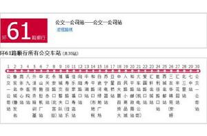 濰坊公交環61路順行