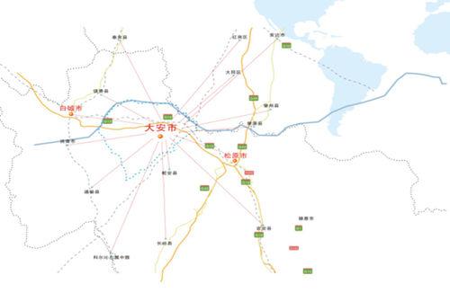 大安市區位地圖