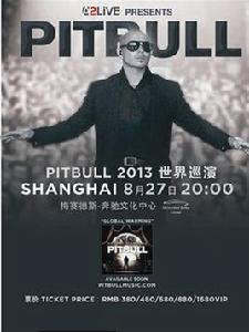 A2LIVE——PITBULL皮普保羅2013世界巡演（中國上海）