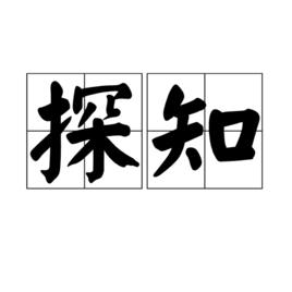 探知[漢語辭彙]