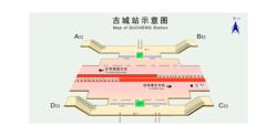 古城站站內立體圖