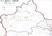 新疆甘肅中原官話分布