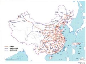 十二五鐵路網規劃圖