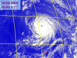 颱風伊歐凱的衛星圖