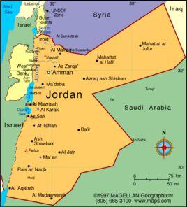 約旦行政區劃