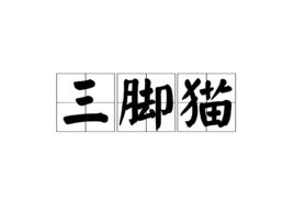 三腳貓[漢語辭彙]