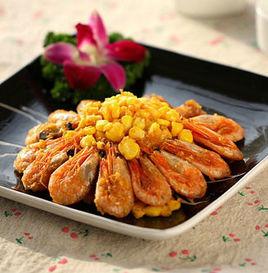 金沙玉米蝦